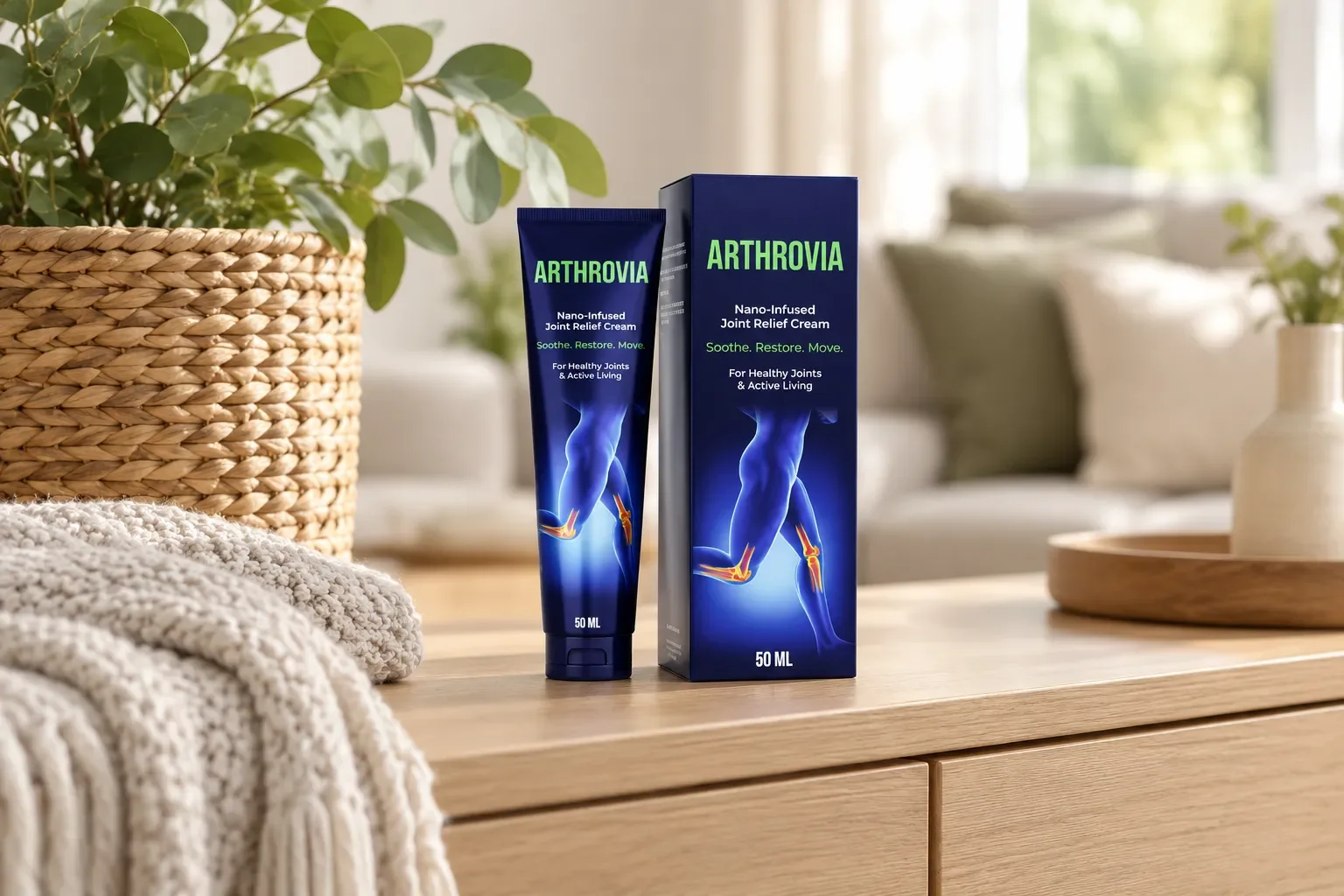 Arthrovia — le produit au quotidien