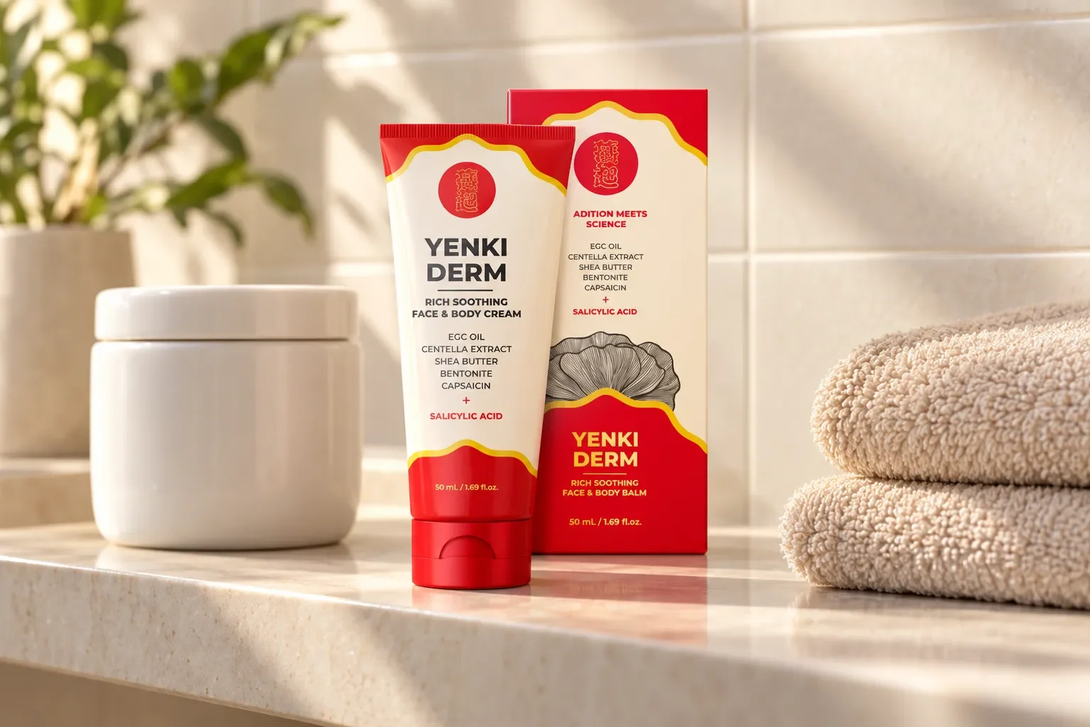 Yenki Derm — le produit au quotidien